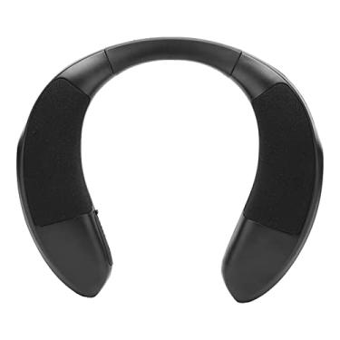 Imagem de aqxreight Alto-falante Com Fita para o Pescoço Multifuncional Mãos Livres Chamadas Claras Som Estéreo Sem Fio Alto-falante Vestível Baixo 3D Com Som e 3W Tem Com Fita para o Pescoço 2 No de