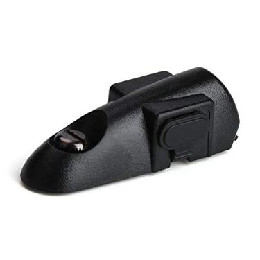 Imagem de ZEZEFUFU Adaptador de áudio Walkie Talkie preto peças de reposição 2 furos à prova de poeira para Baofeng BF-9700 BF-A58 BF-UV9R