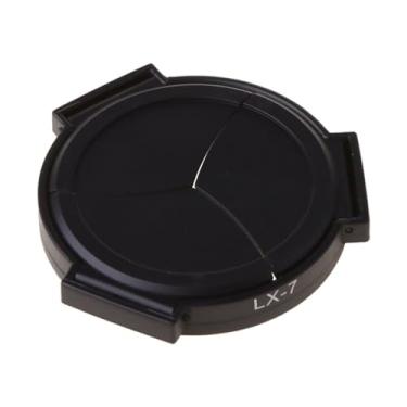 Imagem de ZEZEFUFU Protetor de tampa de lente para câmera Panasonic DMC-LX7 LX-7, tampa de lente retrátil automática