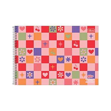 Imagem de Caderno Espiral de Cartografia Milimetrado com 96 Folhas Capa Dura - D+ Feminino Tilibra