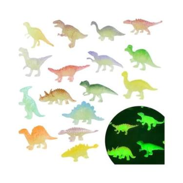 Imagem de Mini Dinossauros Luminosos Que Brilham No Escuro, 13 16 Peças, Brinque