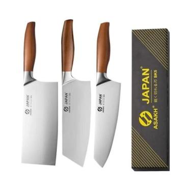 Imagem de Conjunto De Facas De Chef Em Aço Inoxidável Japonês, Facas Profissiona