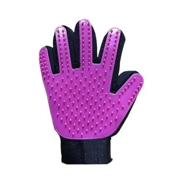Imagem de Luvas De Silicone Multicoloridas Para Remoção De Pelos De Animais De E