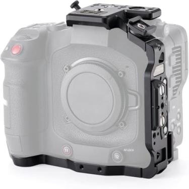 Imagem de Tilta Gaiola de câmera compatível com kit de base Canon C80 | Inclui placa superior, braços laterais, placa inferior, trilho NATO, braçadeira HDMI e receptor de sapata fria | Ajuste personalizado para