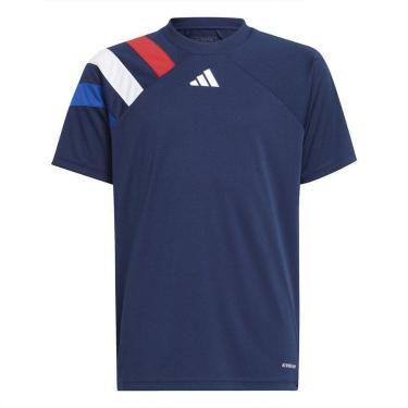 Imagem de Camiseta Adidas Fortore 23 Infantil - Marinho e Branco 6-Unissex