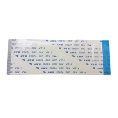 Imagem de AKUYAO 60 pinos 0,5 mm Pitch AWM 20624 80C 60V VW-1 FFC Cabo 100 mm Tipo B Flip Flat Zip Ribbon Cable Flex
