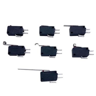 Imagem de Interruptor de viagem micro limite prata contato momentâneo auto-redefinir controle manual V-16-1C25 V-161 162 163 164 165 166 1 peça (V-16-1C25)