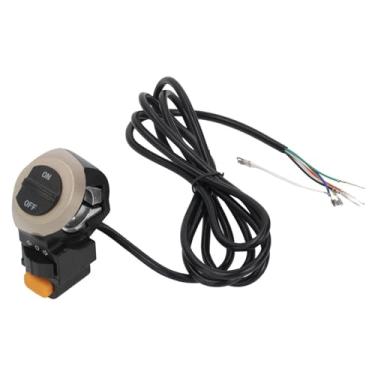 Imagem de KGRHJSA Conjunto de interruptor elétrico de scooter elétrico compatível com Kugoo M4 E-Scooter farol 3 em 1 acessórios de seta de buzina