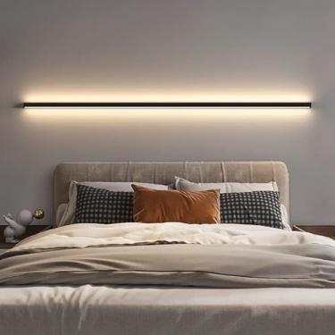 Imagem de Lâmpada de Parede Fita Longa Minimalista Iluminação Moderna para Sala Estar Sofá Fundo Corredor Quarto LED Fácil Usar Decoração Casa Alto Nível