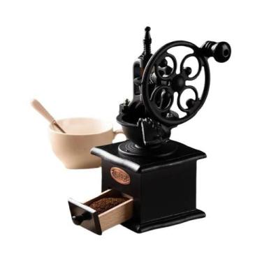 Imagem de Moedor De Café Manual Portátil Retrô Em Forma De Roda Gigante, Moedor 