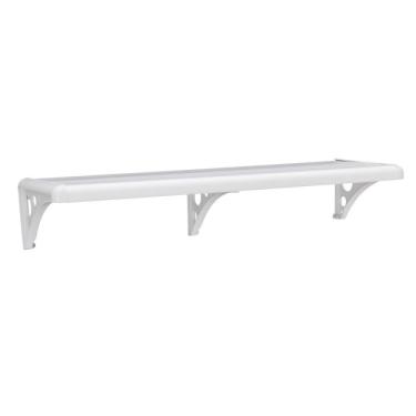 Imagem de Prateleira em Plástico com Suporte 80cmx20cm Astra Branco