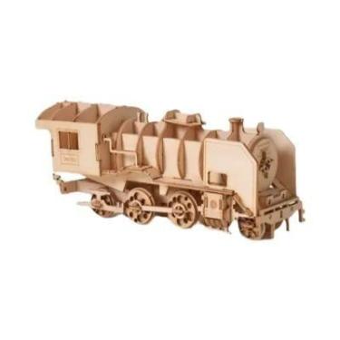 Imagem de Kit De Quebra-Cabeça 3D De Madeira Cortado a Laser, Navio À Vela, Bipl