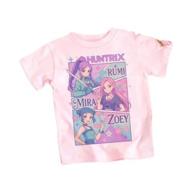 Imagem de Camiseta Infantil De Verão Com Estampa De Desenho Animado E Meme, Gola