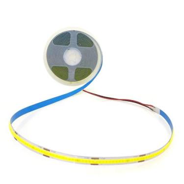 Imagem de Fita Led Cob 9w 12v Ip20 5m 900l Branco Frio 6000k Gaya, Branco Frio