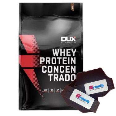 Imagem de Whey Protein Concentrado Cookies 1,8Kg  + Luva Growth - Dux-Unissex