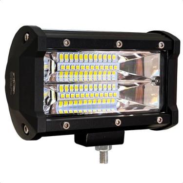 Imagem de Farol de milha 72W Luz Auxiliar Lâmpada LED para Caminhão Trator Jeep 