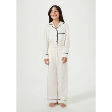 Imagem de Calça Infantil Unissex Mine Me Hering + Thai de Melo - Off white 012-Unissex