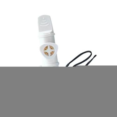 Imagem de JunZheHub Kazoo Profissional, Flauta de Boca Portátil, Instrumento Musical, Acompanhamento de Harmônica, Leve, de Resina, Adequado para Crianças E Adultos, Lemb, Branco