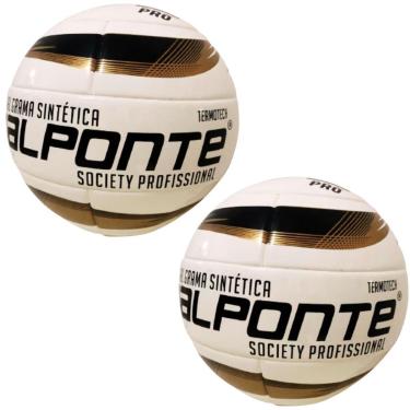 Imagem de Kit 02 Bola De Futebol Society Dalponte 81 Pro Selo F.C.F.S Oficial-Masculino