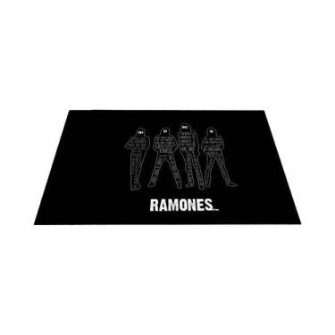Imagem de Bandeira Ramones Em Poliéster Impressa Para Decoração De Carros, Garag
