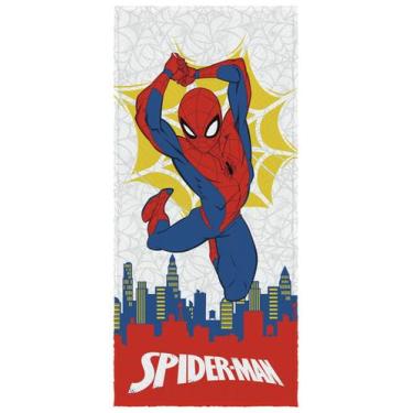 Imagem de Toalha Felpuda de Banho Estampado Spider Man Homem Aranha - Lepper, Es