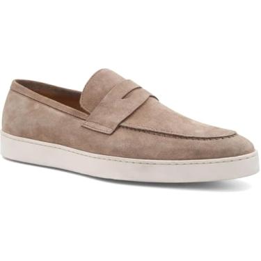 Imagem de Bruno Magli Sapato masculino de couro italiano Prato, Marrom, 43