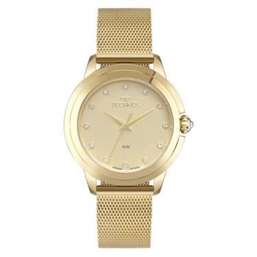 Imagem de Relógio Technos Feminino Ref: 2036mtp/1d Fashion Mesh Dourado