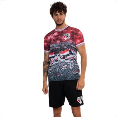 Imagem de Camiseta Esportiva Oficial São Paulo Torcida Que Conduz
