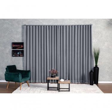 Imagem de Cortina Microfibra Com Voil 3,00x2,80 Para Trilho Suíço cinza