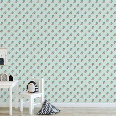 Imagem de Papel De Parede Infantil Sereia Menina