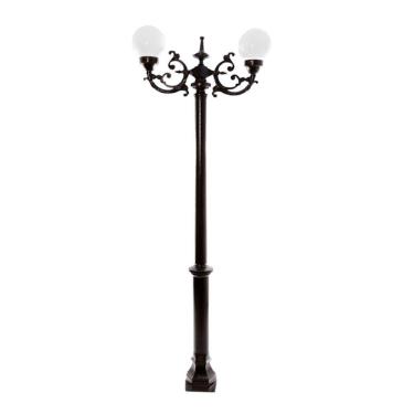 Imagem de Poste Colonial De Jardim Petrópolis Alumínio Fundido 213Cm