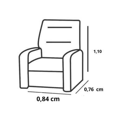 Imagem de Kit 02 Poltrona Do Papai Reclinável Confortável Suede Bordô