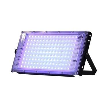 Imagem de Holofote UV LED 395nm 400nm 50W 100W 150W À Prova d'Água Luz Negra 220