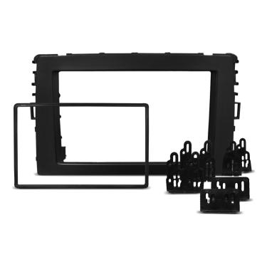 Imagem de Moldura Do Painel 7 Polegadas Polo Virtus T-cross 2018 a 2025 Preto