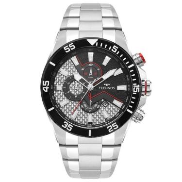 Imagem de Relógio Technos Masculino Ts Carbon Prata - OS1ABU/1C-Masculino
