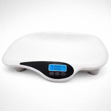 Imagem de Balança Digital Pediátrica para Bebê 20kg com Trena - Sem marca