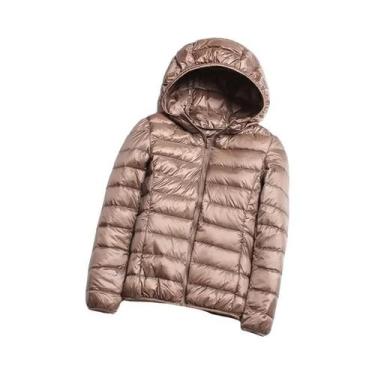 Imagem de Jaqueta De Plumas Com Capuz plus Size 7XL 6XL 5XL Para Mulheres, Leve,