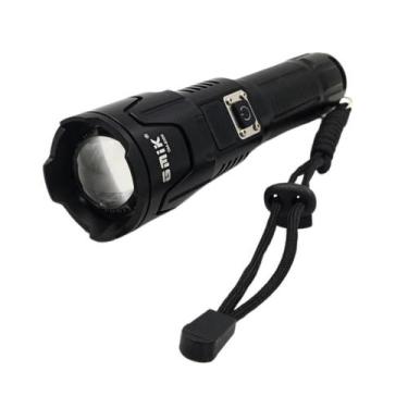 Imagem de Lanterna Tática Recarregável Usb-C Zoom Gm-8056 Metal - Cmik