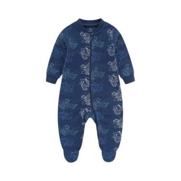 Imagem de Macacão De Manga Longa Com Zíper Para Bebês Meninos E Meninas De 0 a 1