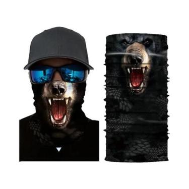 Imagem de Bandana Mágica Sem Costura Monkey Shark, Protetor De Pescoço, Tubo Pro