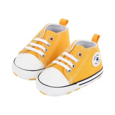 Imagem de Tênis De Lona Unissex Para Bebês, Sola Macia Antiderrapante, Primeiros