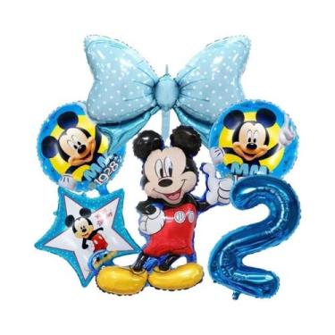 Imagem de Conjunto De Balões Mickey E Minnie Para Decoração De Festa De Aniversá