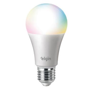 Imagem de Lâmpada Led 10w Rgb Inteligente Wifi Smart Color - Elgin