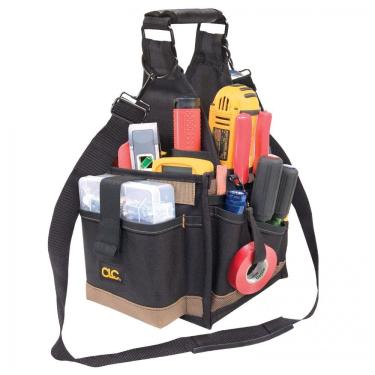 Imagem de Bolsa de Ferramentas Organizadora com 25 Compartimentos, CUSTOM LEATHERCRAFT 1526, Preto