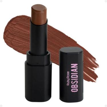Imagem de Batom Lipstick Ruby Rose Obsidian Cream Satin Ocs02 Hb-7000-2