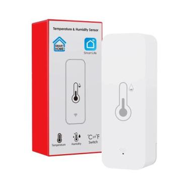 Imagem de Sensor De Temperatura E Umidade WiFi Inteligente, Termômetro E Higrôme