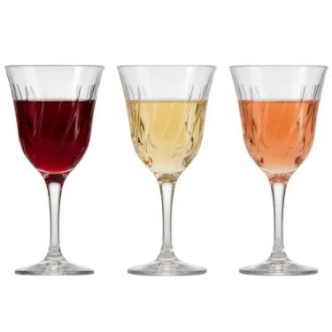 Imagem de Jogo de Taças Lírio 365ml - Vinho Branco Tinto Rose 24 uni - Nadir Fig