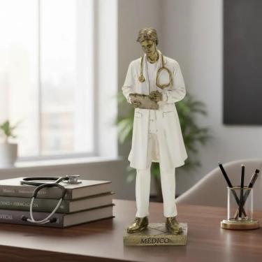 Imagem de Estatueta Decorativa Médico Em Resina - Espressione