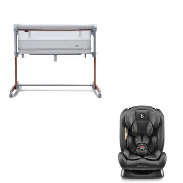 Imagem de Kit Berço e Cercado Hypnos 3 em 1 Portátil 0 a 13Kg + Cadeirinha para carro Litet 0-36kg - BB692K