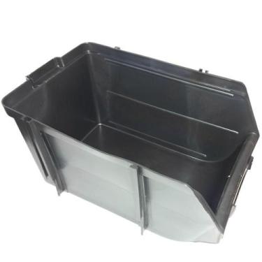 Imagem de Gaveta Organizadora Empilhável De Plástico Preta - G6p36 - 3s Sabonaro